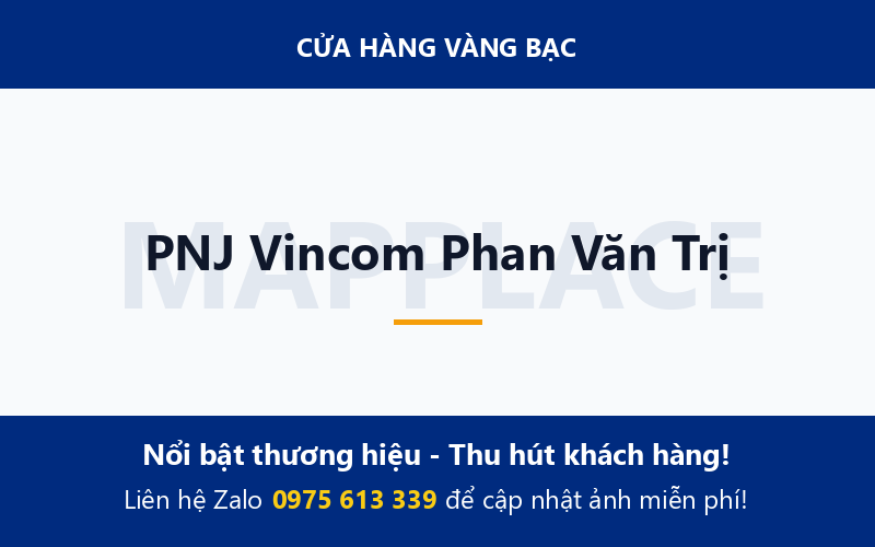 PNJ Vincom Phan Văn Trị