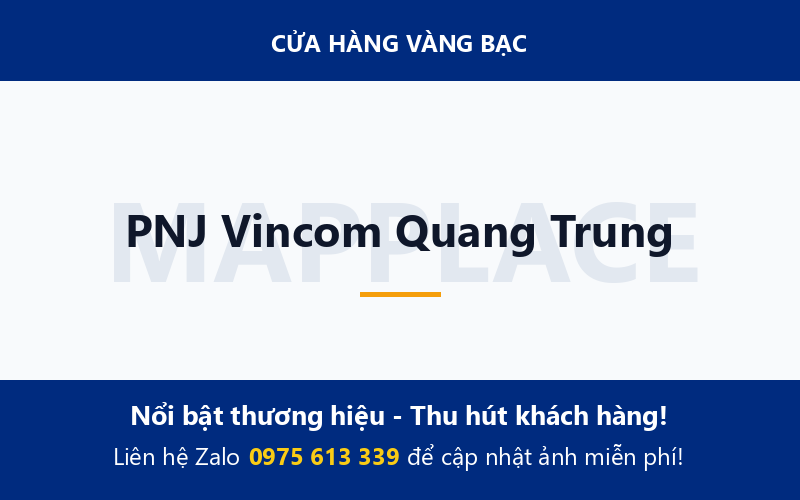 PNJ Vincom Quang Trung