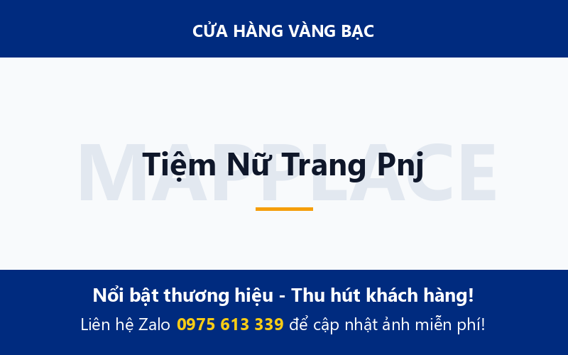 Tiệm Nữ Trang Pnj