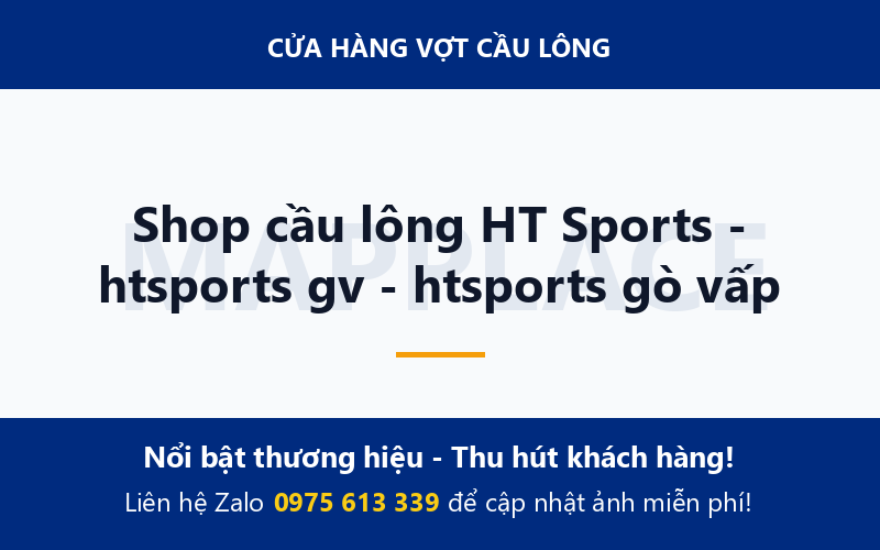 Shop cầu lông HT Sports - htsports gv - htsports gò vấp