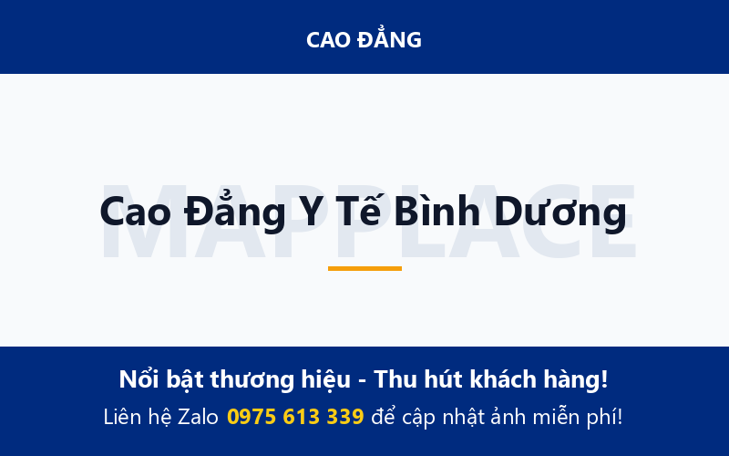 Cao Đẳng Y Tế Bình Dương