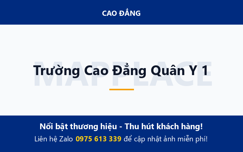 Trường Cao Đẳng Quân Y 1