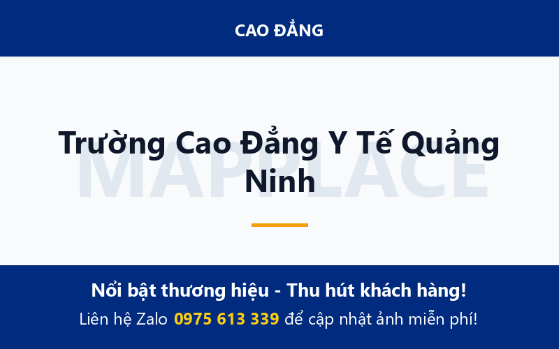 Trường Cao Đẳng Y Tế Quảng Ninh