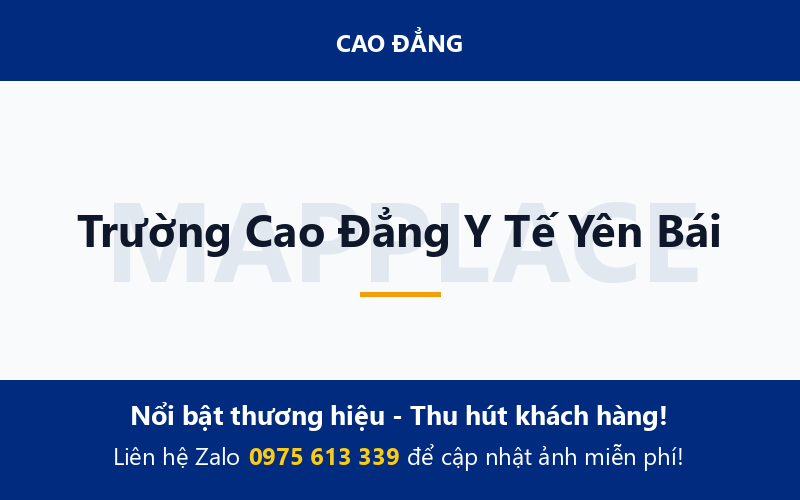 Trường Cao Đẳng Y Tế Yên Bái