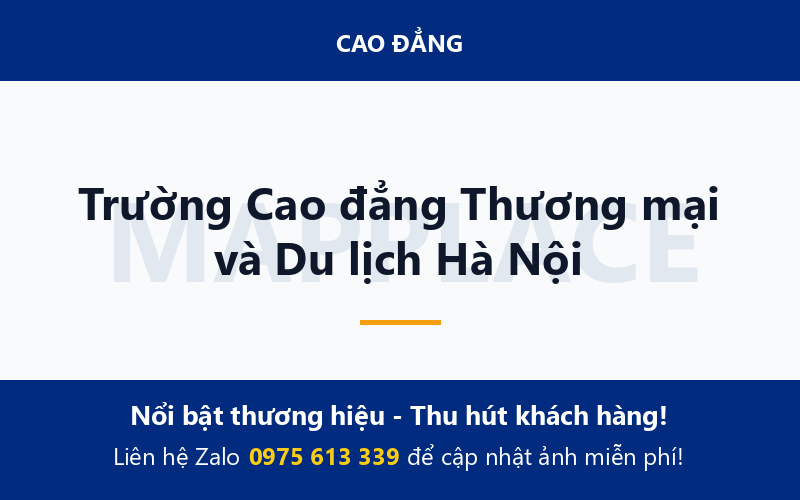 Trường Cao đẳng Thương mại và Du lịch Hà Nội
