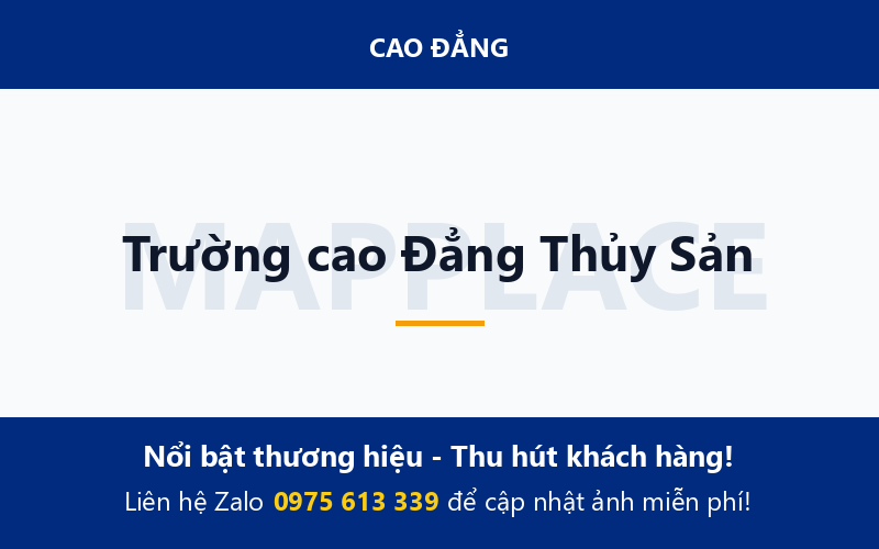 Trường cao Đẳng Thủy Sản