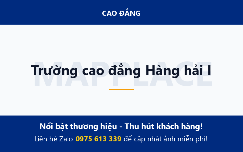 Trường cao đẳng Hàng hải I