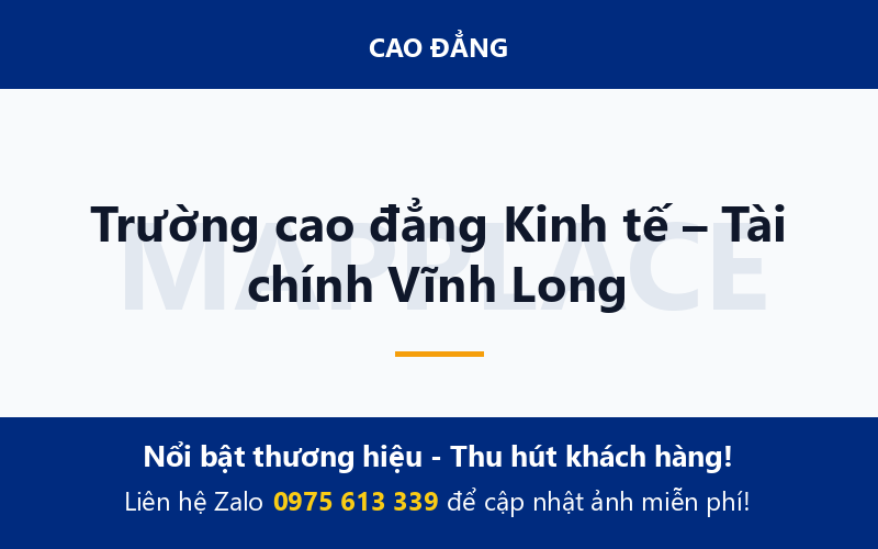 Trường cao đẳng Kinh tế – Tài chính Vĩnh Long