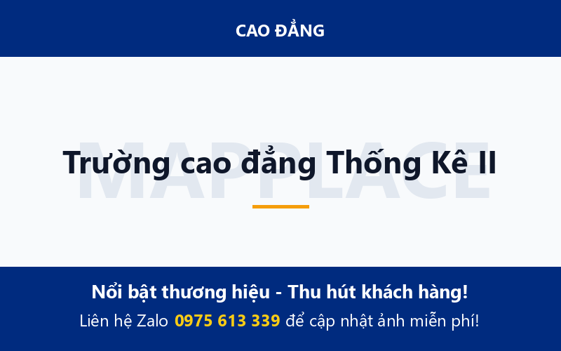 Trường cao đẳng Thống Kê II