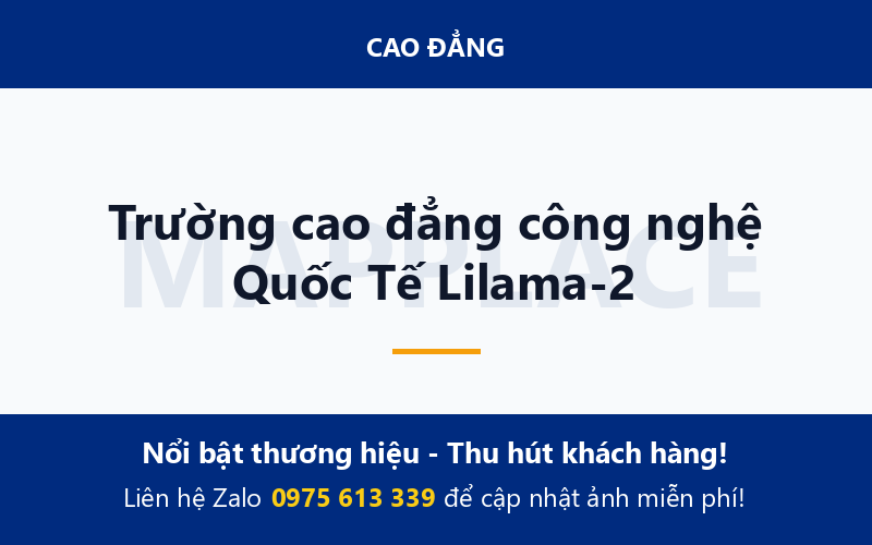 Trường cao đẳng công nghệ Quốc Tế Lilama-2
