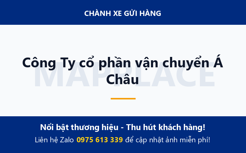 Công Ty cổ phần vận chuyển Á Châu