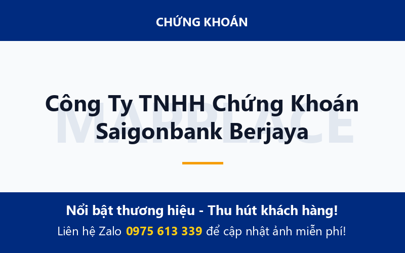 Công Ty TNHH Chứng Khoán Saigonbank Berjaya