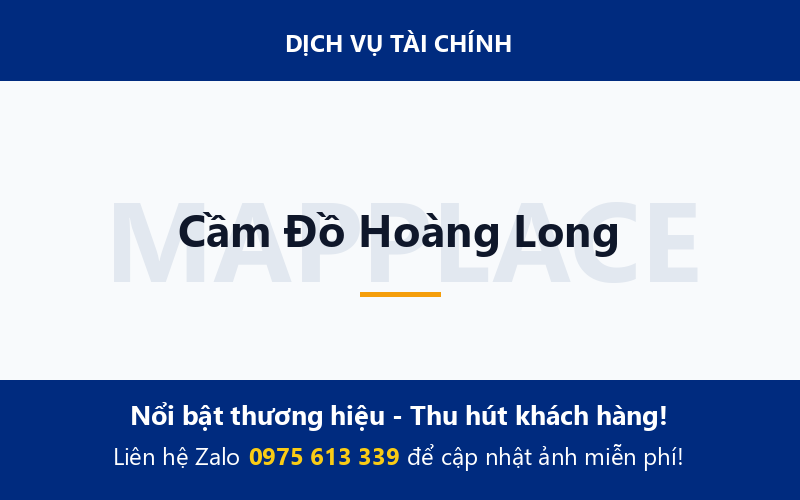 Cầm Đồ Hoàng Long