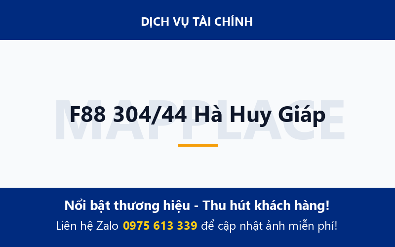 F88 304/44 Hà Huy Giáp