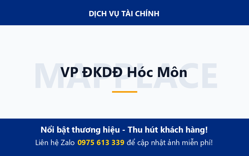 VP ĐKDĐ Hóc Môn