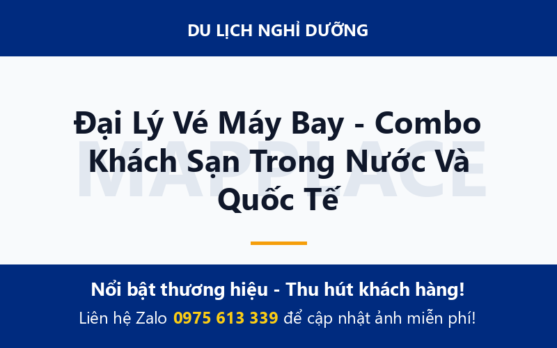 Đại Lý Vé Máy Bay - Combo Khách Sạn Trong Nước Và Quốc Tế
