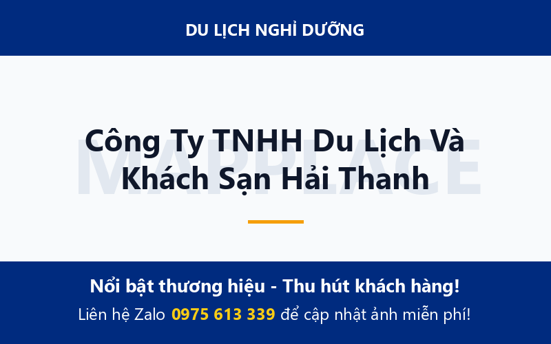 Công Ty TNHH Du Lịch Và Khách Sạn Hải Thanh