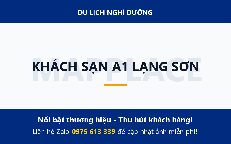 KHÁCH SẠN A1 LẠNG SƠN