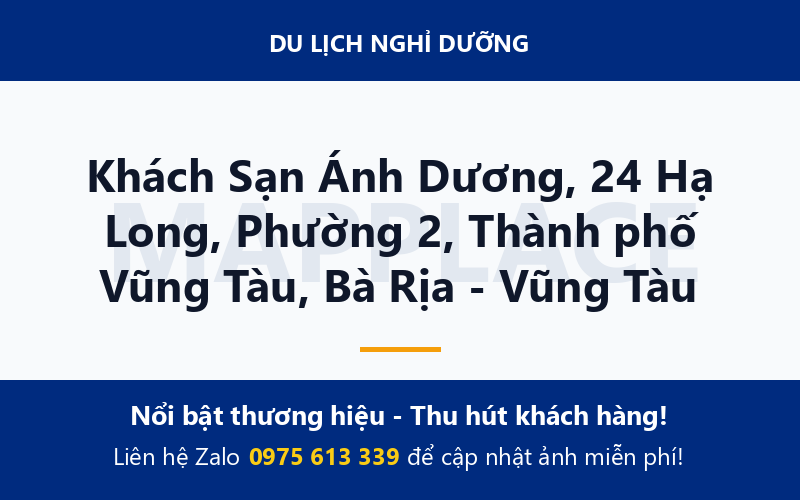 Khách Sạn Ánh Dương, 24 Hạ Long, Phường 2, Thành phố Vũng Tàu, Bà Rịa - Vũng Tàu