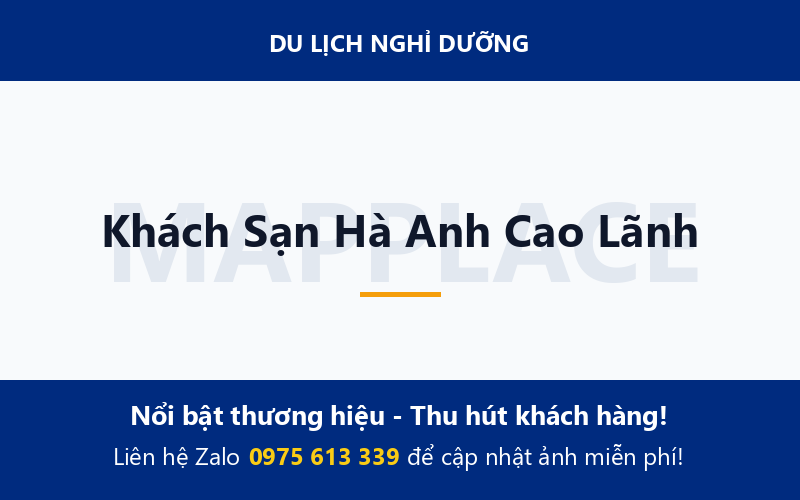 Khách Sạn Hà Anh Cao Lãnh