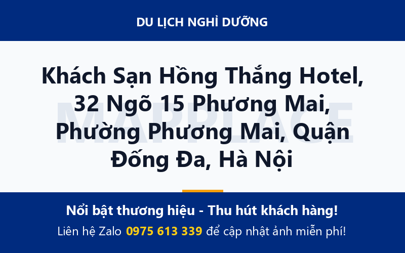 Khách Sạn Hồng Thắng Hotel, 32 Ngõ 15 Phương Mai, Phường Phương Mai, Quận Đống Đa, Hà Nội