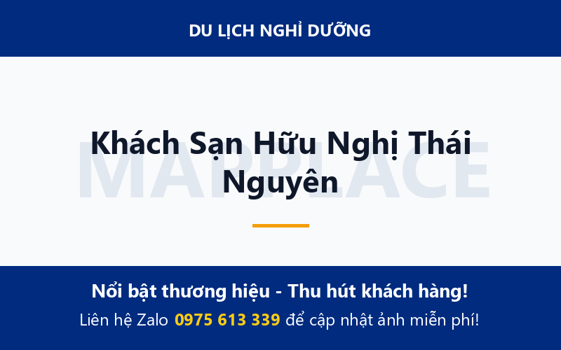 Khách Sạn Hữu Nghị Thái Nguyên