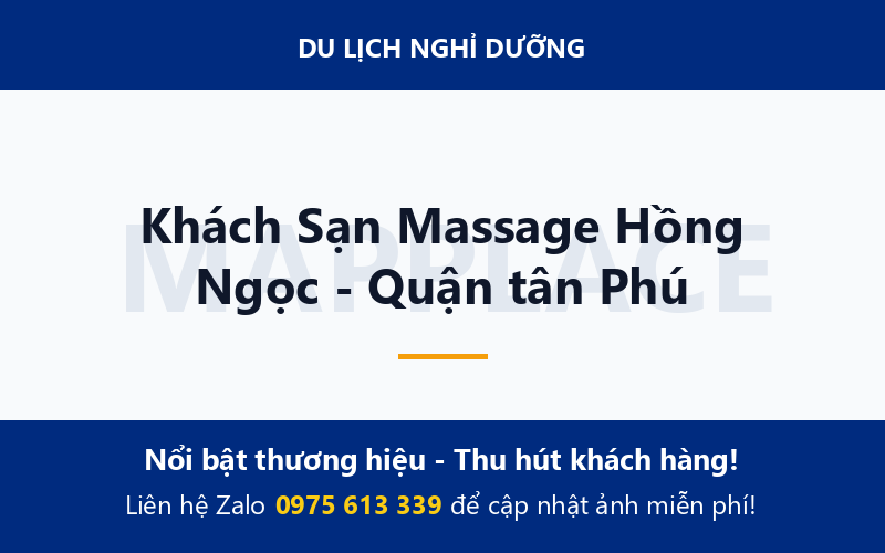 Khách Sạn Massage Hồng Ngọc - Quận tân Phú