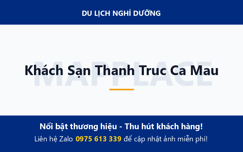 Khách Sạn Thanh Truc Ca Mau