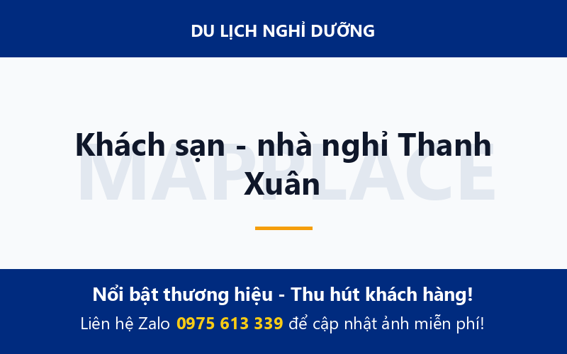 Khách sạn - nhà nghỉ Thanh Xuân