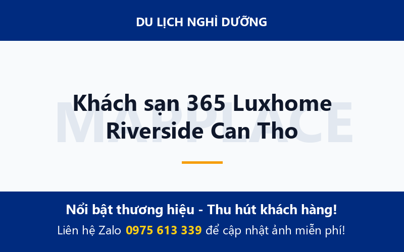 Khách sạn 365 Luxhome Riverside Can Tho