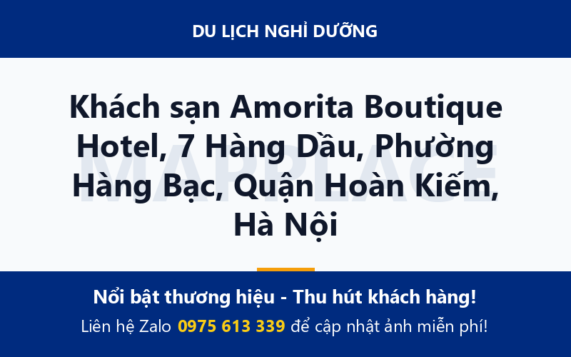 Khách sạn Amorita Boutique Hotel, 7 Hàng Dầu, Phường Hàng Bạc, Quận Hoàn Kiếm, Hà Nội