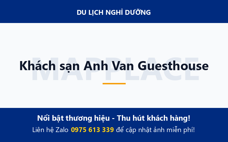 Khách sạn Anh Van Guesthouse
