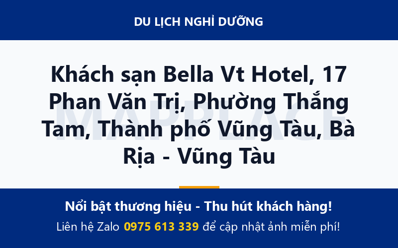 Khách sạn Bella Vt Hotel, 17 Phan Văn Trị, Phường Thắng Tam, Thành phố Vũng Tàu, Bà Rịa - Vũng Tàu