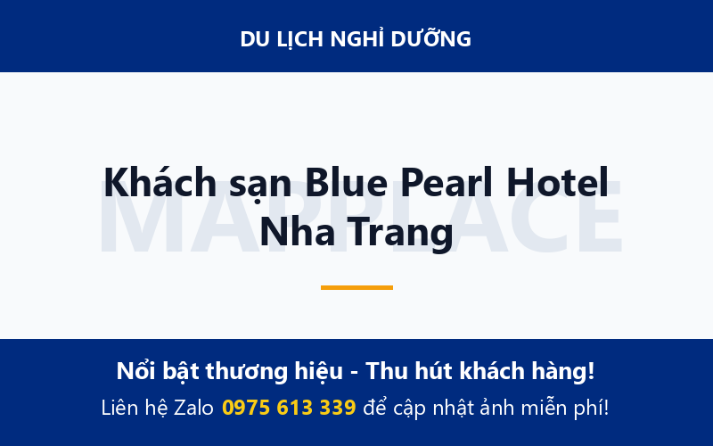 Khách sạn Blue Pearl Hotel Nha Trang
