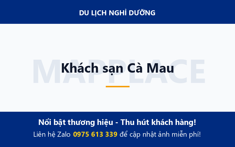 Khách sạn Cà Mau