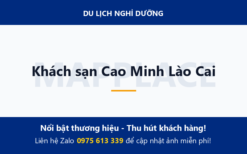 Khách sạn Cao Minh Lào Cai