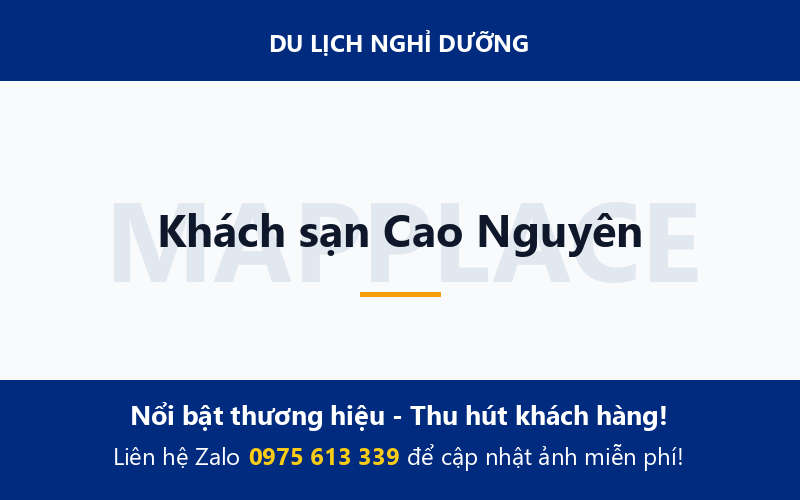 Khách sạn Cao Nguyên