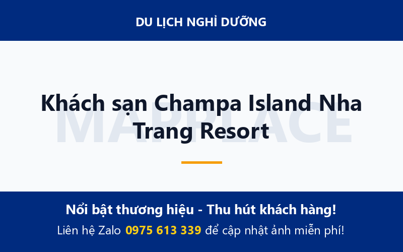 Khách sạn Champa Island Nha Trang Resort