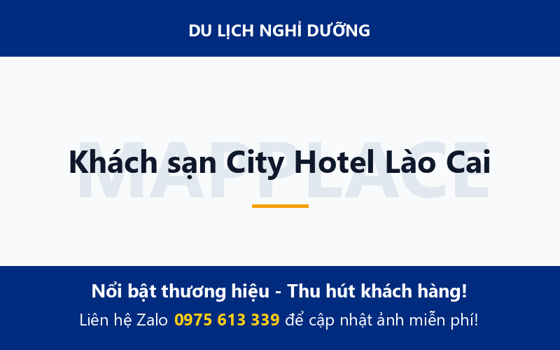 Khách sạn City Hotel Lào Cai