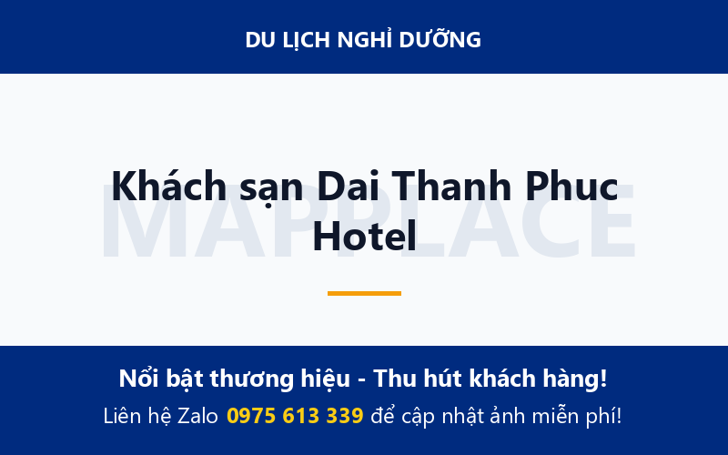 Khách sạn Dai Thanh Phuc Hotel