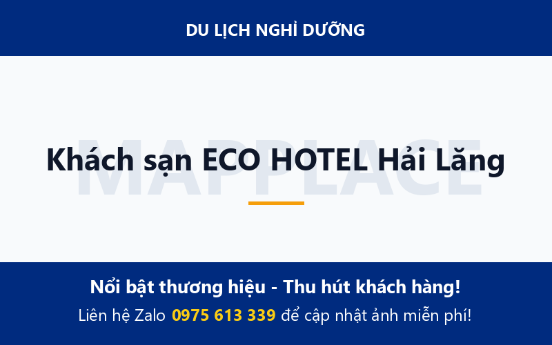 Khách sạn ECO HOTEL Hải Lăng