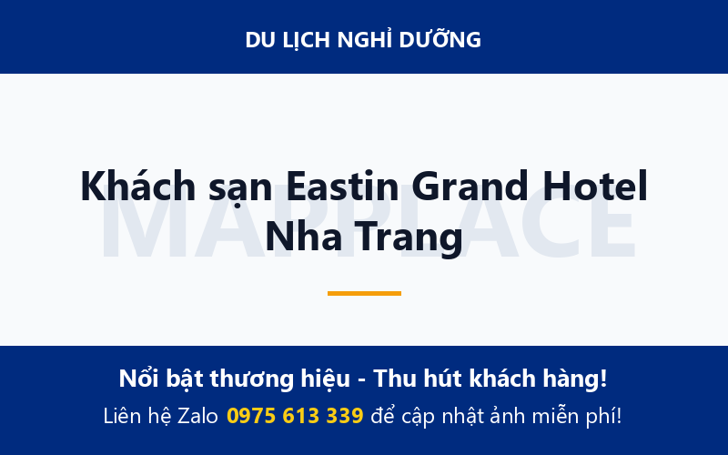 Khách sạn Eastin Grand Hotel Nha Trang