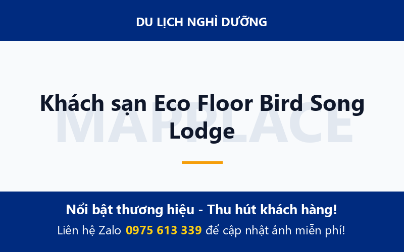 Khách sạn Eco Floor Bird Song Lodge