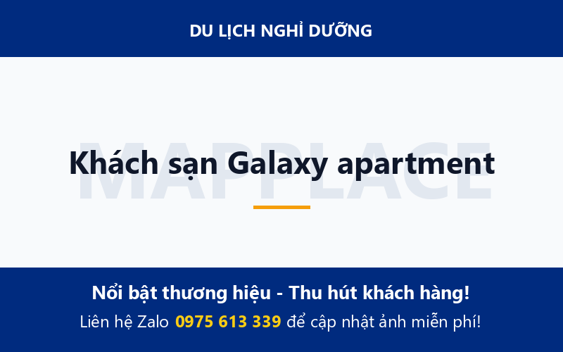Khách sạn Galaxy apartment
