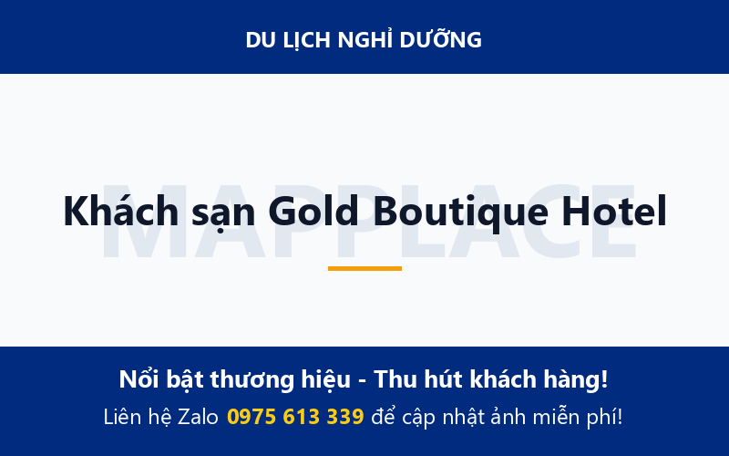 Khách sạn Gold Boutique Hotel