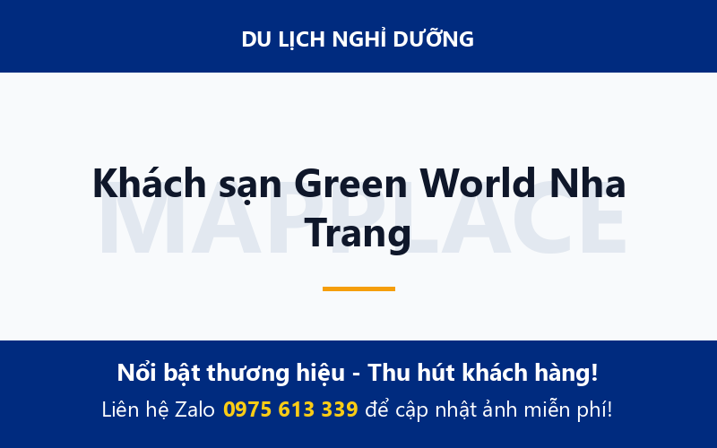 Khách sạn Green World Nha Trang