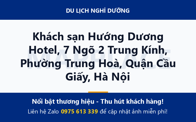 Khách sạn Hướng Dương Hotel, 7 Ngõ 2 Trung Kính, Phường Trung Hoà, Quận Cầu Giấy, Hà Nội