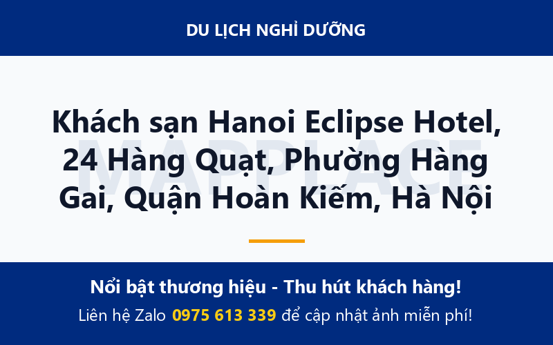 Khách sạn Hanoi Eclipse Hotel, 24 Hàng Quạt, Phường Hàng Gai, Quận Hoàn Kiếm, Hà Nội