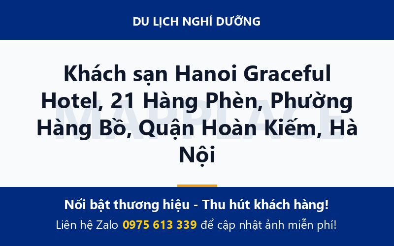 Khách sạn Hanoi Graceful Hotel, 21 Hàng Phèn, Phường Hàng Bồ, Quận Hoàn Kiếm, Hà Nội