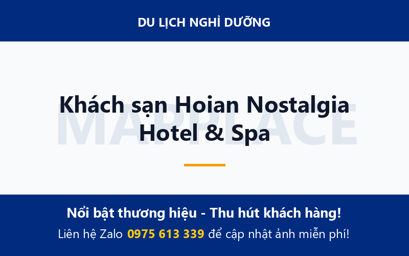 Khách sạn Hoian Nostalgia Hotel & Spa